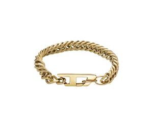 Diesel Homme, Bracelet en acier inoxydable avec fermoir en D