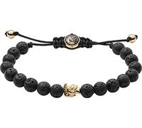 Diesel Homme, Bracelet en perles semi-précieuses avec fermoir à glissière