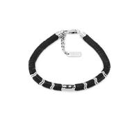 Diesel DX1572931 Bracelet en acier inoxydable argenté avec logo D pour homme, Eine Grösse, Acier inoxydable, Pas de gemme