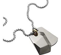 Diesel Homme en acier inoxydable avec fermoir mousqueton Collier dog tag