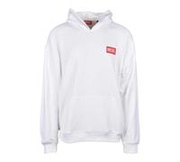Diesel, Homme, Sweatshirts et sweats à capuche, Blanc, Taille: L Felpa cappuccio