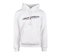 Diesel, Homme, Sweatshirts et sweats à capuche, Blanc, Taille: M Pull en Tricot de Coton