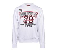 Diesel, Homme, Sweatshirts et sweats à capuche, Blanc, Taille: S Felpa Girocollo