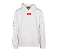 Diesel Sweat à capuche Homme Blanc en coton Taille XL