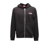 Diesel, Homme, Sweatshirts et sweats à capuche, Noir, Taille: L S-Ginn-Hood-Zip-Div SweaT-shirt