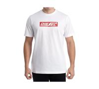 Diesel, Homme, Tops, Blanc, Taille: M Logo Graphic T-Shirt