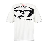 DIESEL T-Shirt 'T-BOXT-N14' noir / blanc, Taille XL