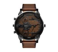 Diesel Hommes Analogique Quartz Montre avec Bracelet en Cuir DZ7492