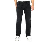 Diesel Jean coupe droite droite - Taille basse - Safado-X RB064, Noir , 31W / 32L