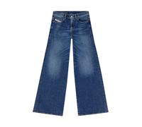 Diesel - Jean Évasé Court - Femme - Jeans - Bleu - Taille: W28