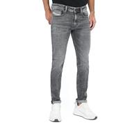 Diesel Jean stretch pour homme - Coupe skinny - Taille basse - 1979 Sleenker - Taille : W33 - Longueur : L32, gris, 33W / 32L