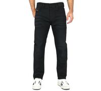 Diesel - Jeans Droits Stretch Regular Pour Hommes Noir - D-Viker 09A15