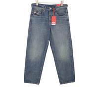 DIESEL Jeans Homme 2001 D-Macro 0CLBB W34/L34 Bleu Droit Large