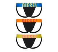 Diesel - Jocky-D-Pop-3Pack Jockstraps - Homme - Sous-vêtements - Noir - Taille: 2XL