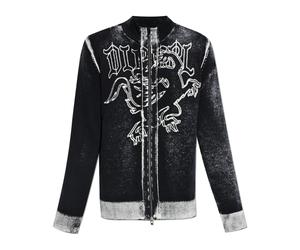 Diesel - K-Lauros Cardigan - Homme - Pulls - Noir - Taille: M