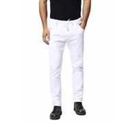 Diesel Krooley-Ne 0663V Pantalon Jeans pour Hommes Joggjeans Stretch Blanc