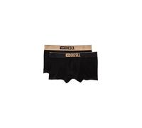 Diesel Lot de 2 boxers pour homme, noir/or, L