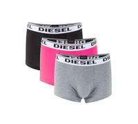 Diesel Lot de 3 boxers (00CKY3-E4097), Rose/gris/noir, XL