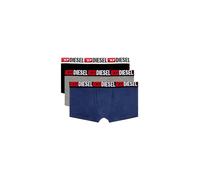 Diesel - Lot de 3 Boxers Classique en Coton Multicolore uni avec nom Iconique à la Taille - Taille M