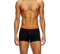 Diesel - Lot de 3 Boxers en Coton Noirs à Ceintures Multicolores - Taille m