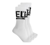 Diesel - Lot de trois paires de chaussettes - Homme - Sous-vêtements - Blanc - Taille: M