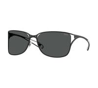 DIESEL Unisex DIESEL DL1019 100887 Lunettes de soleil Métal Noir Gris Pillow Normale