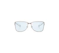 Diesel Unisex Sunglass DL1019 - Couleur du Monture: Argent Mat, Couleur de Lentille: Bleu clair