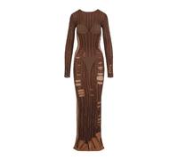 Diesel - M-Calimera Robe Longue - Femme - Robes - Brun - Taille: 36 FR
