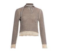 Diesel - M-Dracarina Sweater - Femme - Pulls - Beige - Taille: 36 FR