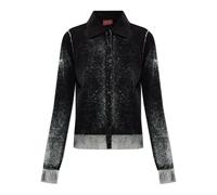 Diesel - M-Loren Cardigan - Femme - Pulls - Noir - Taille: 38 FR