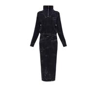 Diesel - M-Marcelle Wool Dress - Femme - Robes - Noir - Taille: 44 FR