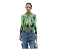 Diesel - M-Taphos Fuzzy Sweater - Femme - Pulls - Vert - Taille: 38 FR