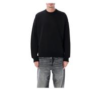 Diesel - Mega Oval D Crewneck - Homme - Sweatshirts et sweats à capuche - Noir - Taille: XL
