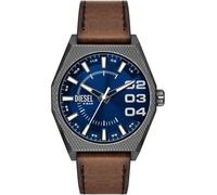 DIESEL Montre à affichage analogique bleu / marron / gris, Taille One Size