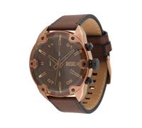 Diesel Montre analogique à Quartz pour Homme avec Bracelet en Cuir DZ4698