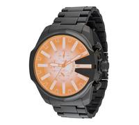 Diesel Mega Chief Slim Watch for Men, Chronograph Movement with Stainless Steel Strap