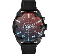 DIESEL Montre à affichage analogique 'SPIKED' bleu clair / marron / noir, Taille One Size