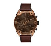 Diesel Montre analogique à Quartz pour Homme avec Bracelet en Cuir DZ4698