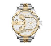 DIESEL Montre Mr. Daddy pour Homme, Mouvement à Quartz Multifonctionnel avec Bracelet en Acier Inoxydable