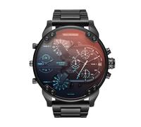 Diesel Montre Mr. Daddy pour Homme, Mouvement à Quartz Multifonctionnel avec Bracelet en Acier Inoxydable