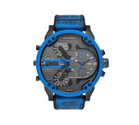 Diesel Montre, Mr. Daddy pour Homme, Mouvement Multifonctionnel à Quartz avec Bracelet en Cuir, synthétique ou Silicone