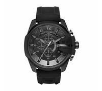 Diesel Montre pour homme Chief Series, mouvement chronographe à quartz, boîtier en acier inoxydable noir de 51 mm avec bracelet en acier inoxydable, DZ4378