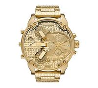 Diesel Montre pour Homme Mr. Daddy 2.0 Quartz/2 Mouvement manuel Boîtier 57mm avec bracelet en acier inoxydable DZ7479