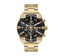 Diesel Montre Spiked pour Homme, Mouvement chronographe à Quartz avec Bracelet en Acier Inoxydable