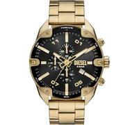 Diesel Montre Spiked pour Homme, Mouvement chronographe à Quartz avec Bracelet en Acier Inoxydable