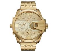 Diesel Montre Uber Chief à Trois Aiguilles en Acier Inoxydable Ton Or pour Homme, DZ7447
