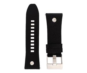 Diesel Montres pour Hommes 28mm, Cuir Noir, Bande de Rechange Originale pour DZ7313