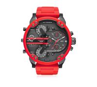 Diesel - Mr Daddy 2.0 Watch - Homme - Accessoires - Rouge - Taille: ONE Size