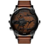 Diesel Montre homme Mr Daddy Slim DZ7492 54 mm Quartz Verre minéral Brun Taille unique