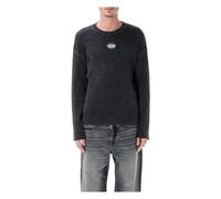 Diesel - Oval D Knit - Homme - Pulls - Noir - Taille: S